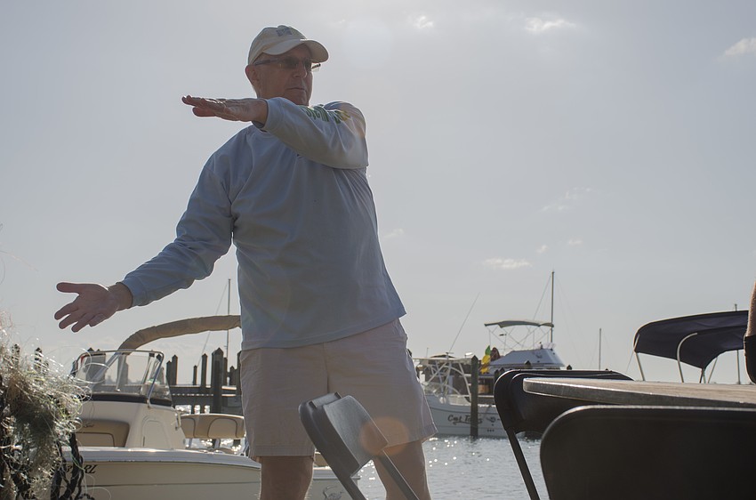 Sarasota Bay Watch Co-President Larry Stults.