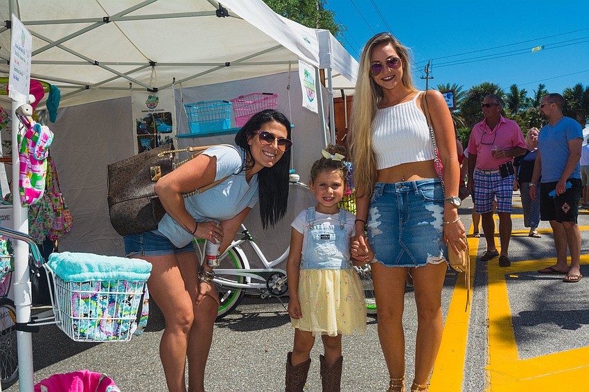 Hailey Lehman, Alaina Bryant and Rachel McCandless