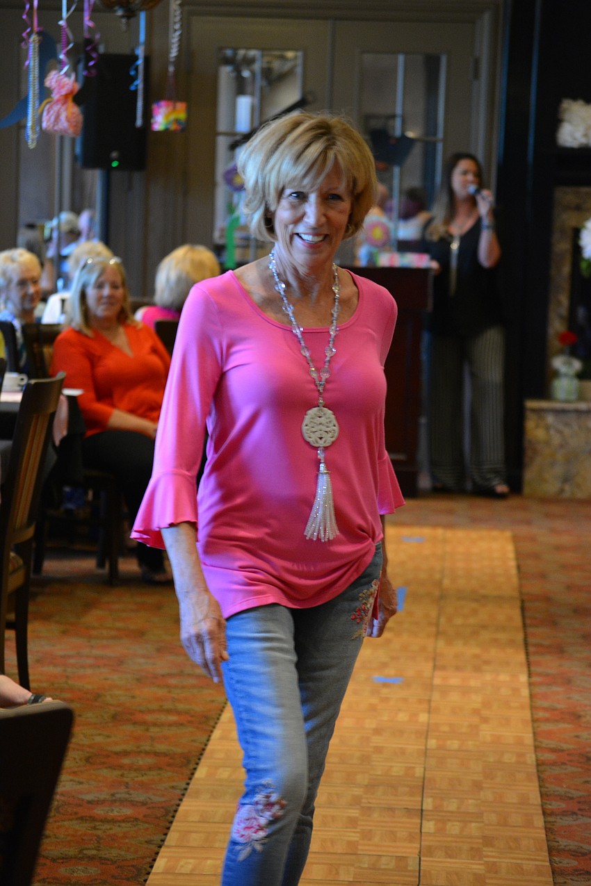 Erna Dalen is a natural on the runway.