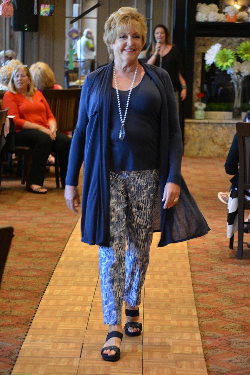 Julie Fisher says the fashion show makes her feel young.