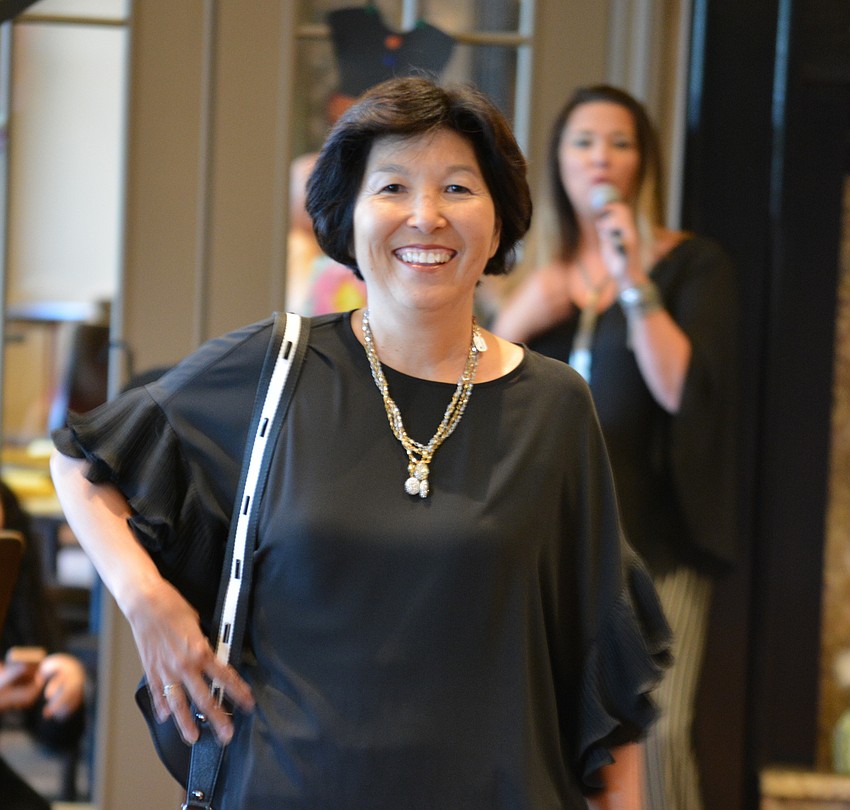 River Strand's Vivian Spinoso walks the runway at Spring into Style.