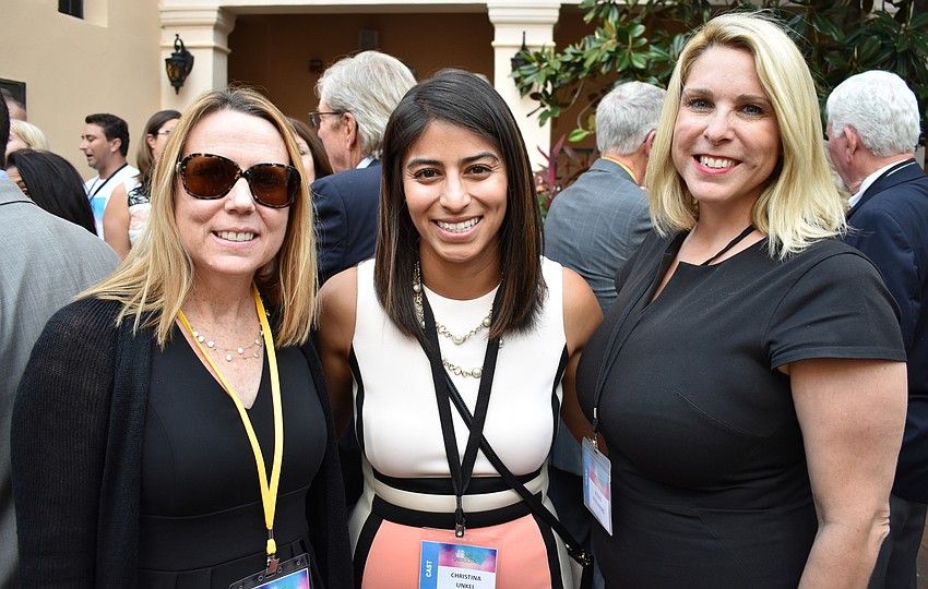 Linda Harradine, Christina Unkel and Alexis Rosenberg