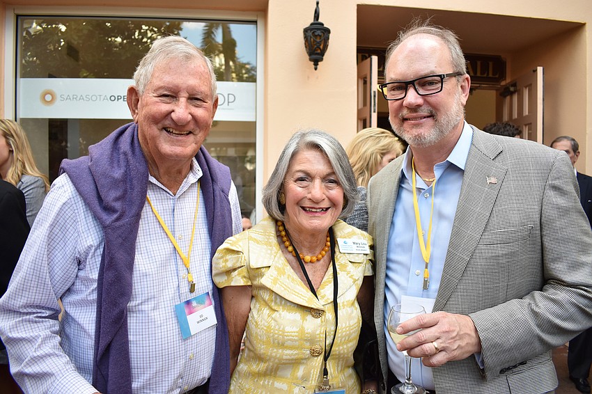 Ed and Mary Lou Winnick with Tom Koski