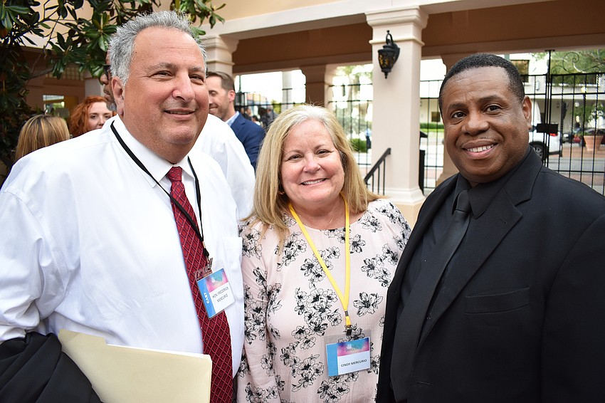 Honorable Frederick and Cindy Mercurio with Nate Jacobs