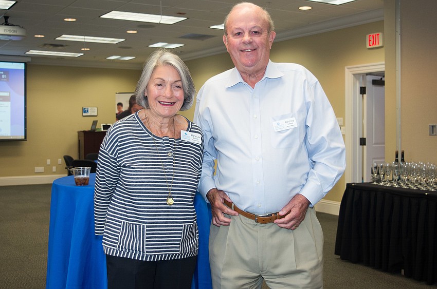 Community Foundation of Sarasota County board members Mary Lou Winnick and Rodney Linford