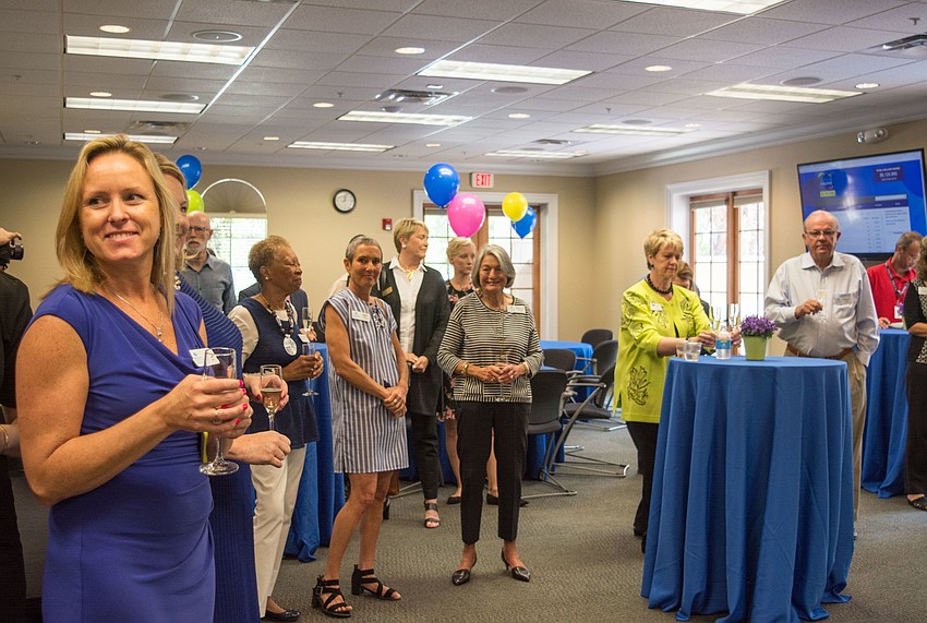 Community partners gathered at the  Community Foundation of Sarasota County to celebrate the end of the Giving Challenge.