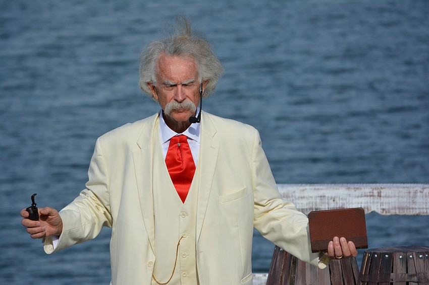 Rod Rawlings opens the show as Mark Twain.