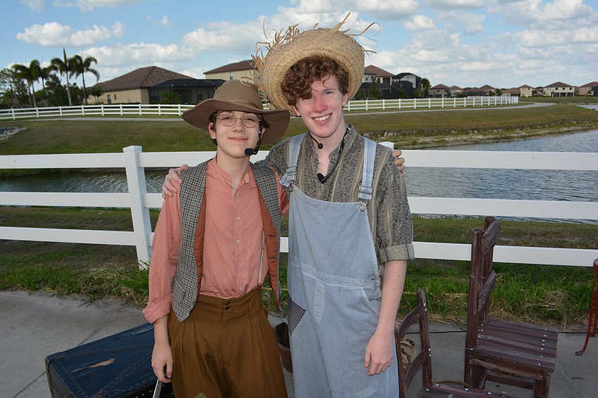 Ricky Bizzaro played Tom Sawyer and Casey Berkery was Huck Finn.