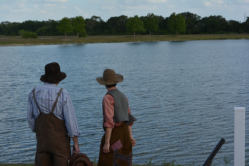 James L. Patton Park hosted Huck Finn as the official opening to the park.
