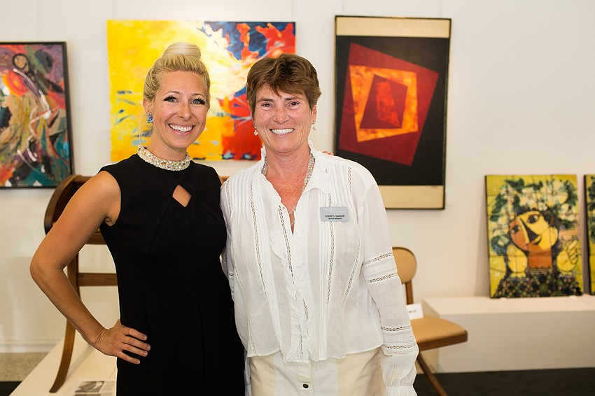 Chairwoman Anna Hahn and Carol Cheryl Gaddie