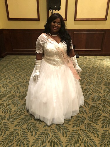 Fayth Walker, a junior at Braden River High Schools, says that being a part of the cotillion was a positive experience.