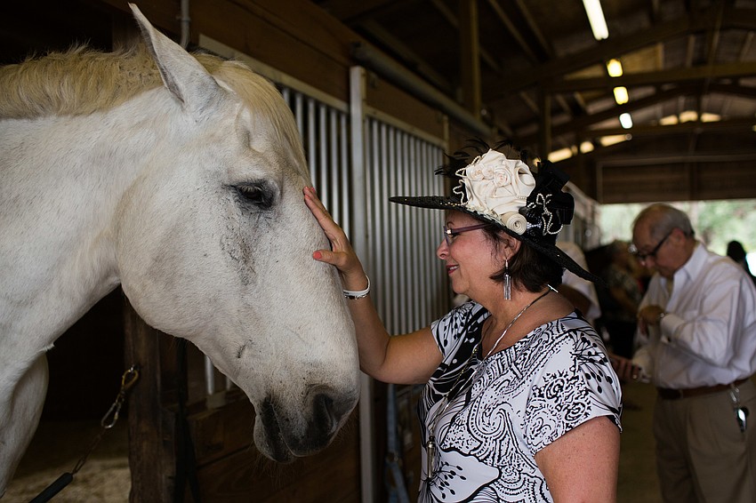 Martine Moscovita has a moment with Sterling.