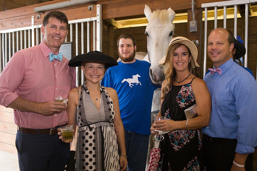 Robert Shankle, Amber Hall, Vincent Manzo, Sterling and Jennifer and Chris McDaniel