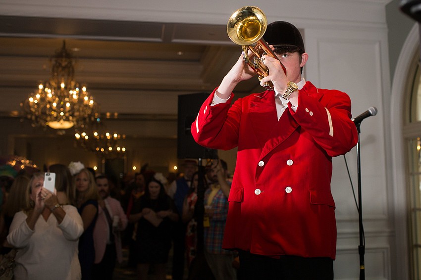 Riverview High School Student Ben North plays the 