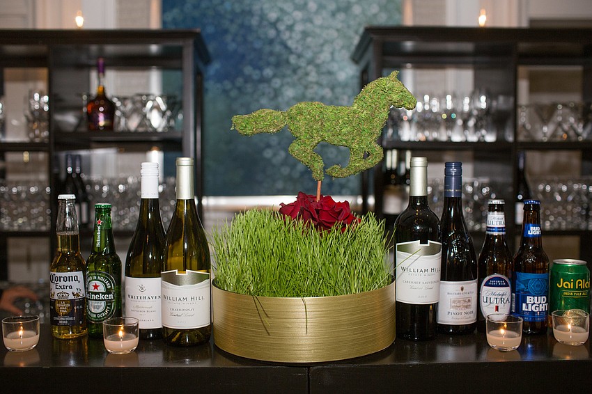 Racehorses decorated The Ritz-Carlton, Sarasota in honor of the Kentucky Derby.