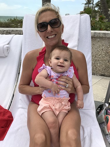 Kathryn Metze and her daughter Brinley are celebrating their first Mother&#39;s Day together. Courtesy photo.