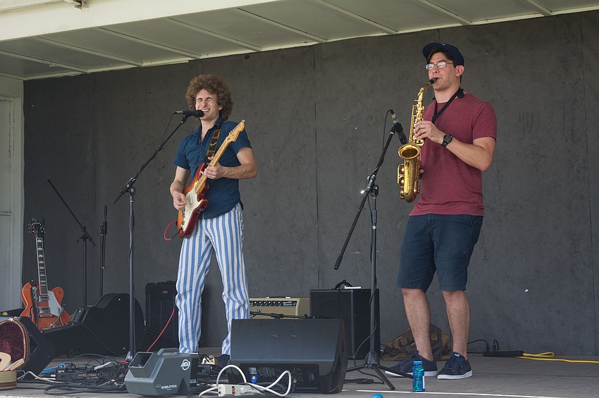 Raspberry Pie offers up some funky tunes during the festival.