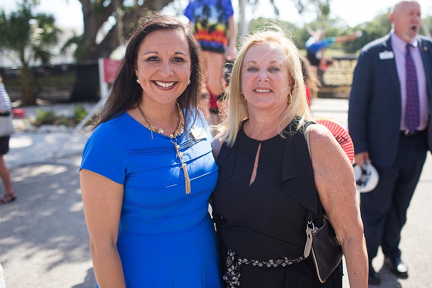 Jennifer Mitchell and Julie Harris