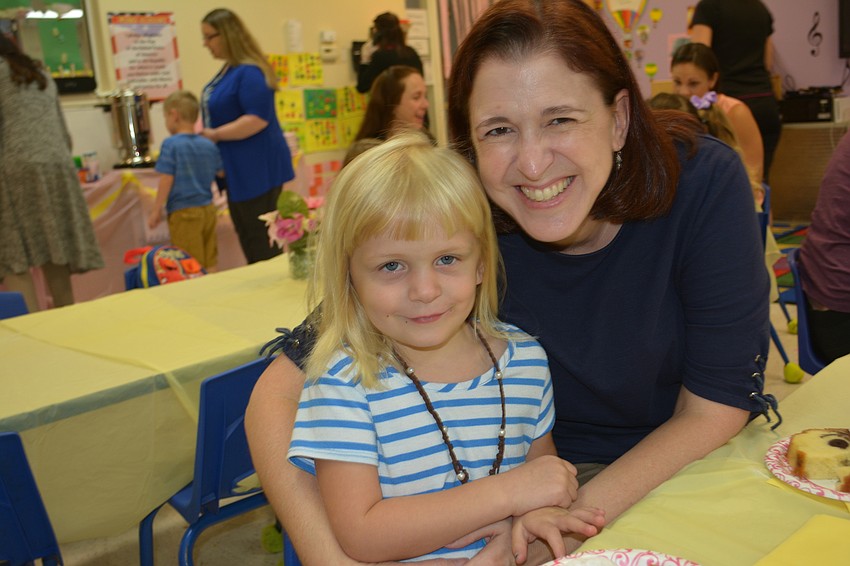 Rye Wilderness' Jocelyn Drehobl, 5, and mom Rosann Scattoloni. 