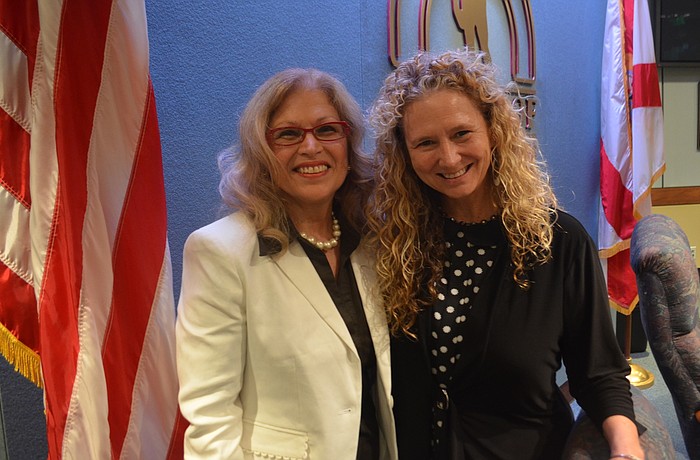 Liz Alpert, left, will serve as Sarasota's mayor for the next year. Jen Ahearn-Koch, right, is the new vice mayor.