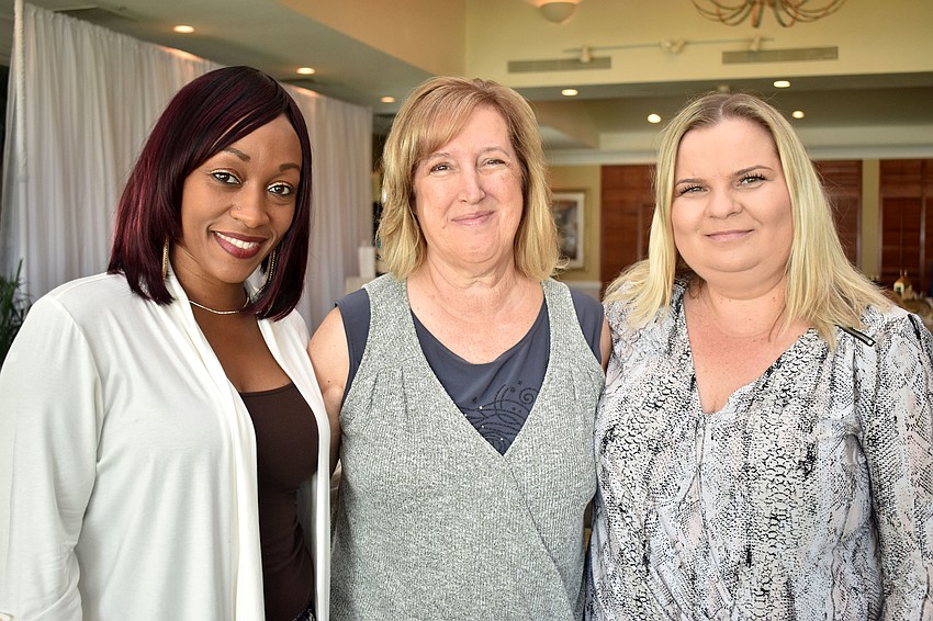 Latoya Wright, Cindy Drew and Dana Cukan