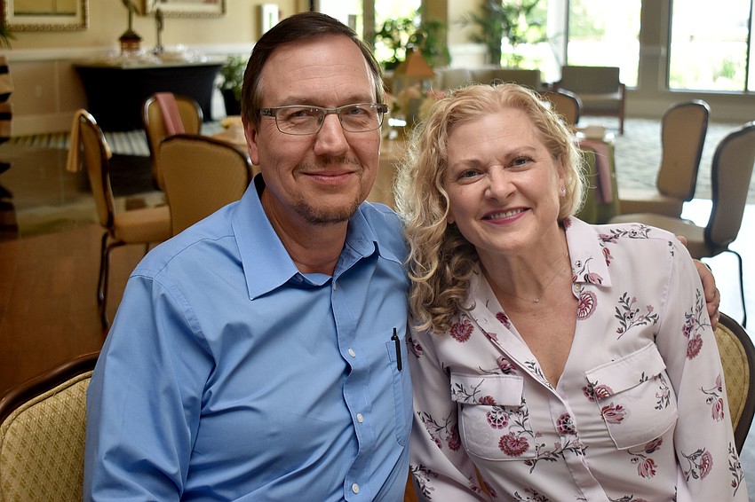 Kent Kauffman with Nurse of the Year Charlene Chirillo
