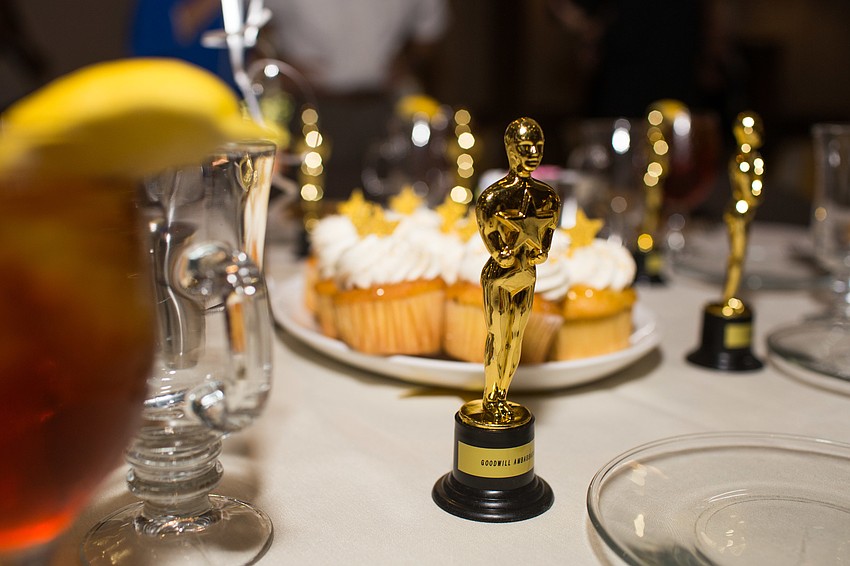 Each guest was given a trophy of their own for being a Goodwill Ambassador.