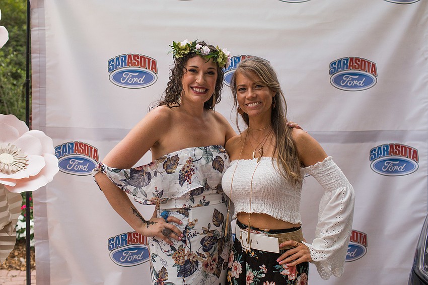 President Elli Baldwin and Carrie Dennison