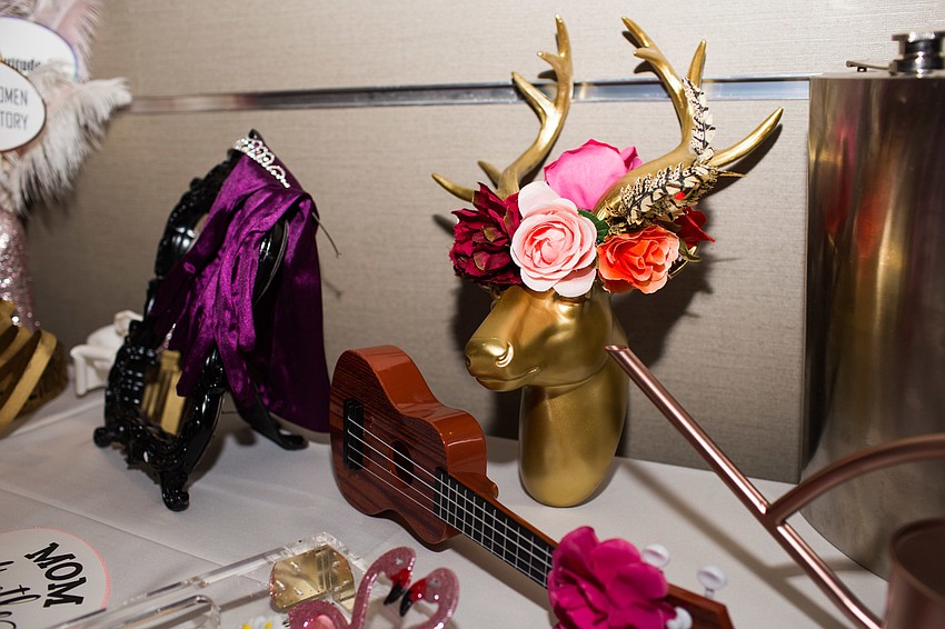 Hello Gorgeous set up a boho-inspired photo booth.