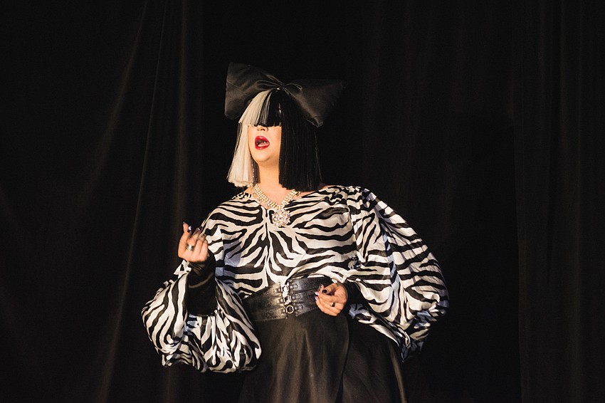 Mya Valentine performs a song by Sia.