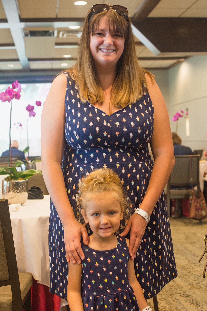 Noel Soman with her daughter, Josephine.