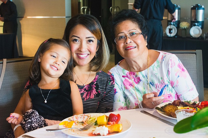 Harper and Lissa MacDonald with Lucia Balotro