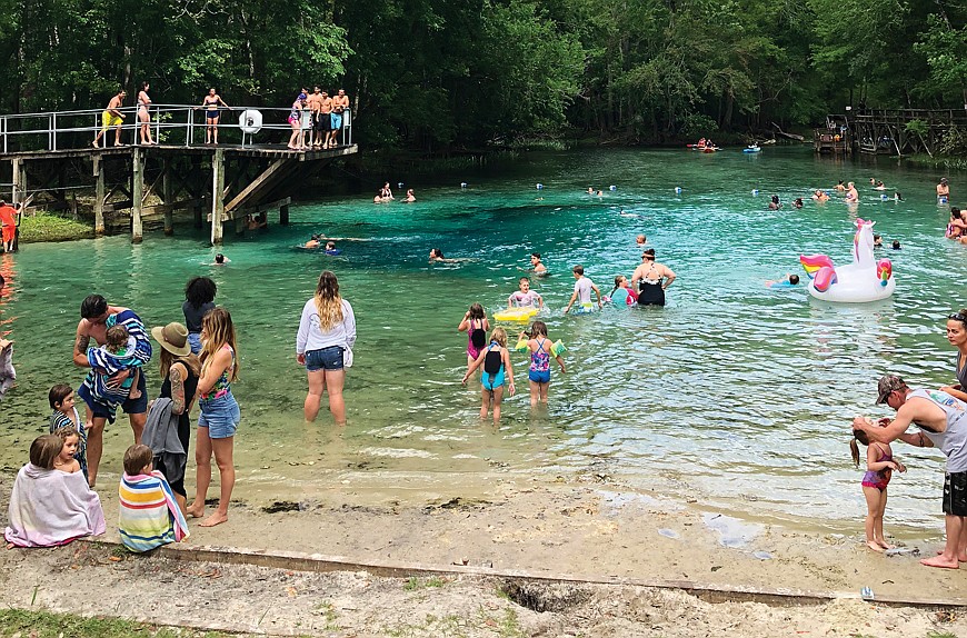 Head out to one of Central Florida&#39;s natural springs for a cool summer treat.