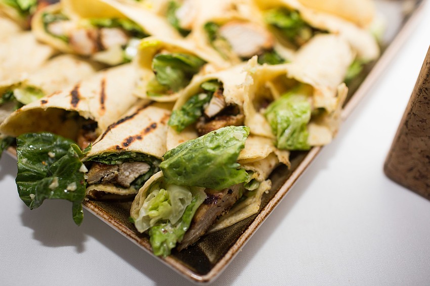 Duval's brought grillin' & chillin' chicken caesar wraps.