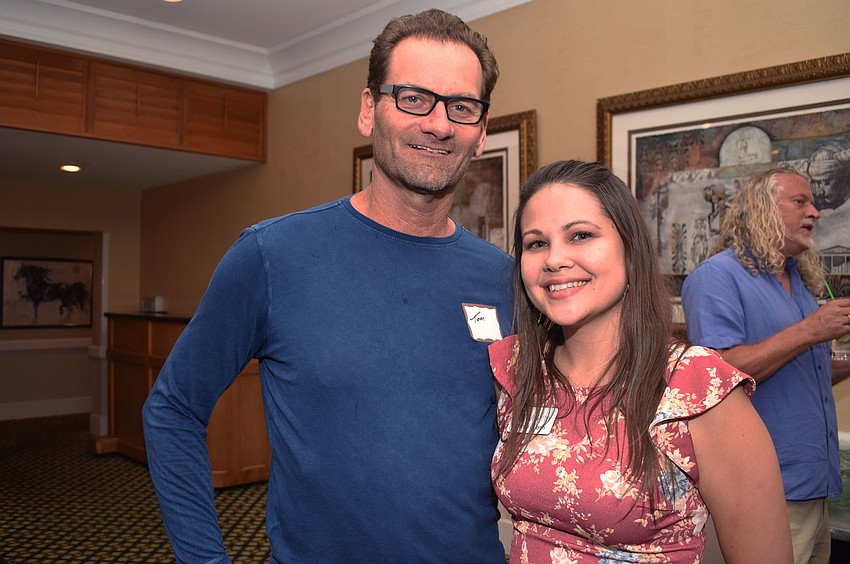 Tom Leonard and Britney Guertin