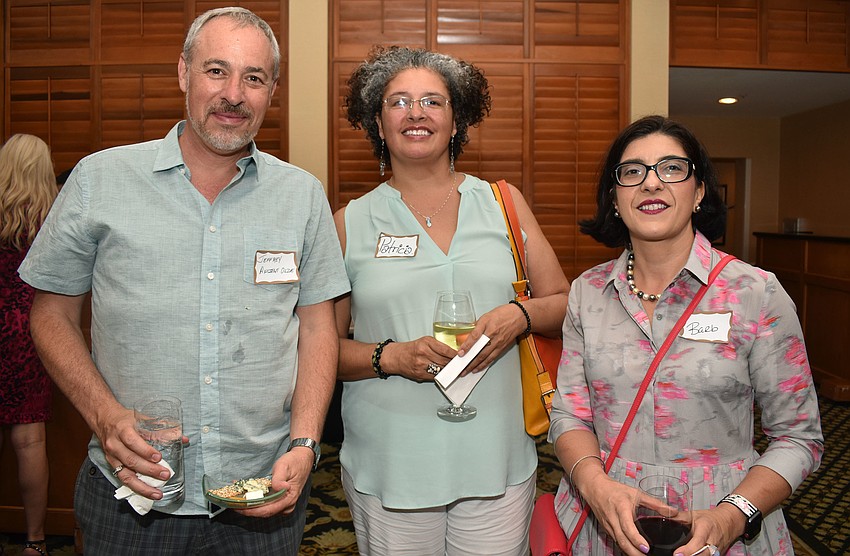 Jeffrey Schrader, Patricia Pareja and Barbara Pugliese