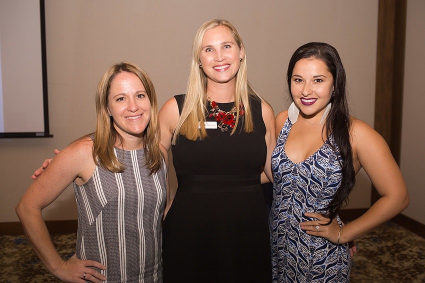 Shannon Hankin, Melissa Hembree and Julia Jacob Barreda