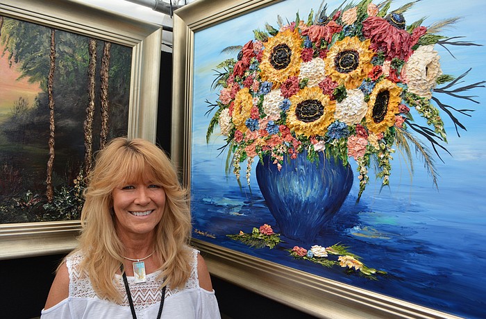 The work of Bonita Springs artist Kimberly Marshall was featured at the first Paragon Fine Arts Festival in April at Main Street at Lakewood Ranch.