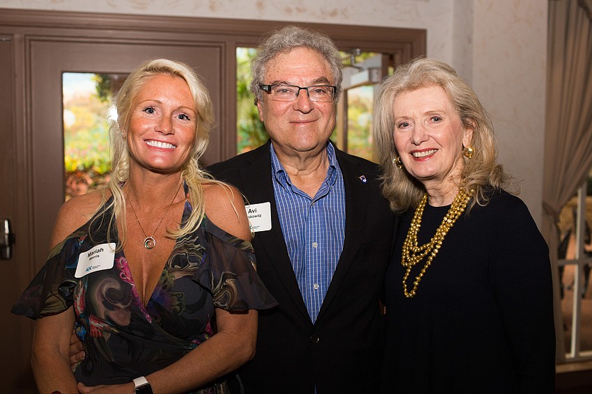 Mariah Morris, Dr. Avi Yoskowtiz and Regional President Anne Virag