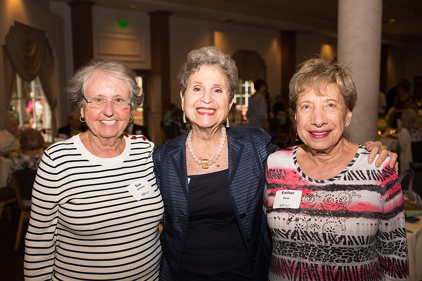 Sue Johnson, Janet Tolbert and Esther Rose