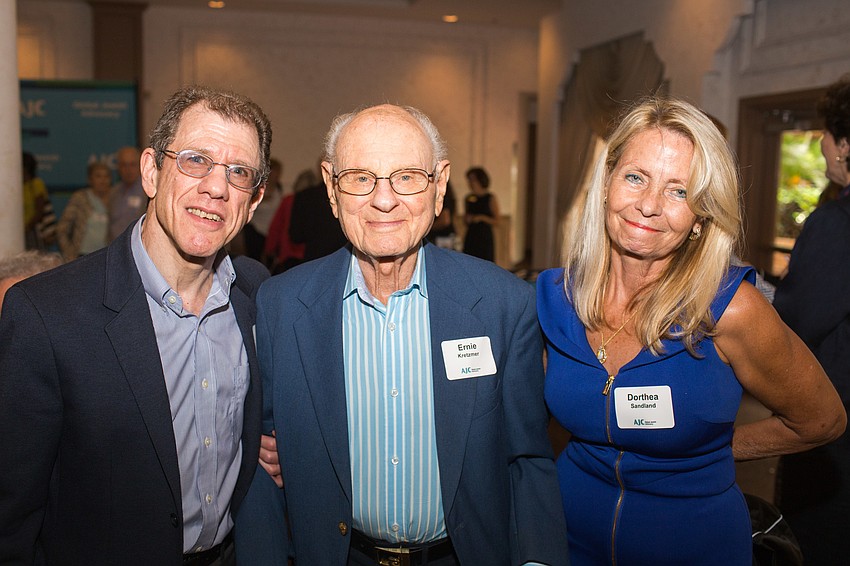 Peter Kretzmer, Ernie Kretzmer and Dorothea Sandland