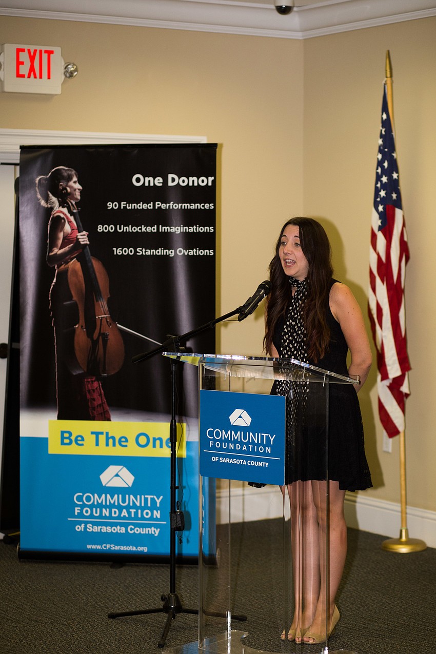 Ashley Bower represented Volunteer Services of Manatee County.