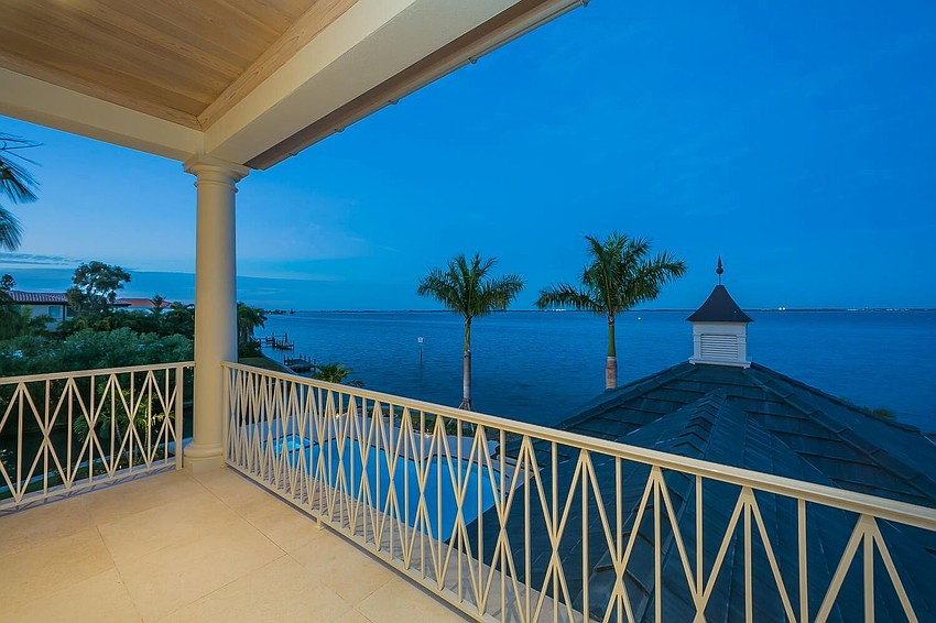 The property offers more than 100 feet of bayfront.