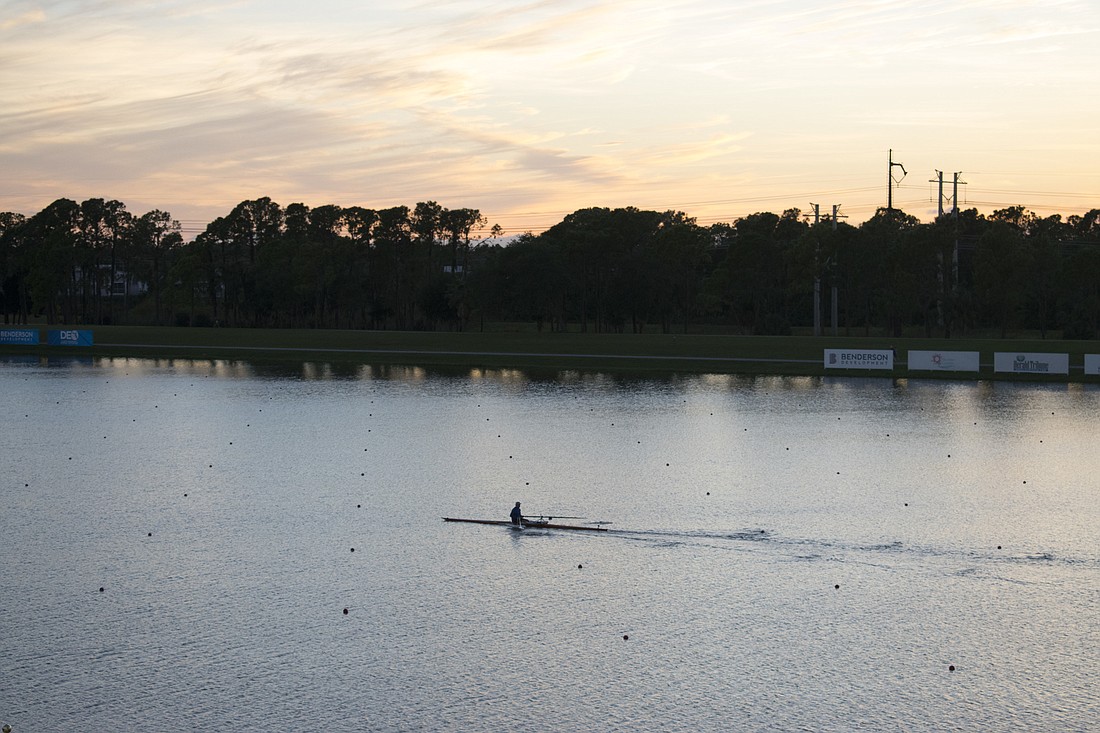 The NCAA Division I, II and IIIÂ Women&#39;s Rowing Championships will be held at Nathan Benderson Park on May 25-27. Photo by Niki Kottman.