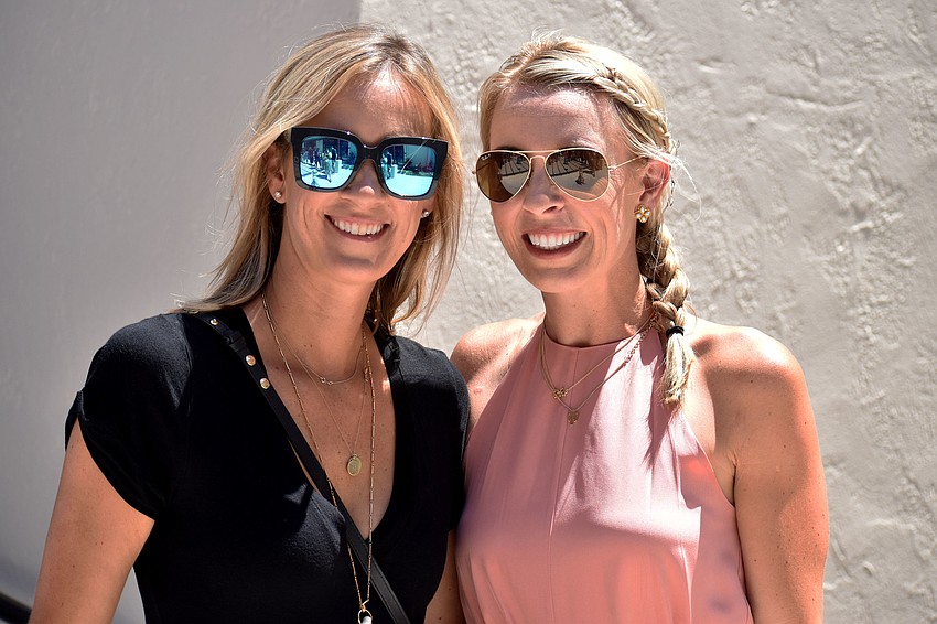 Melissa DeMore and Ashley Gruters helped plan the Butterfly Ball.