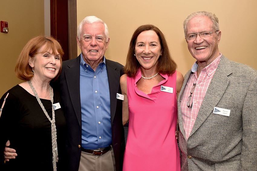 Peggy Burns, Buck Fry and Lisa and Payson Adams