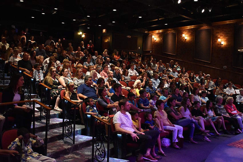 Gompertz Theatre was packed with friends and family members of the award-winning playwrights.