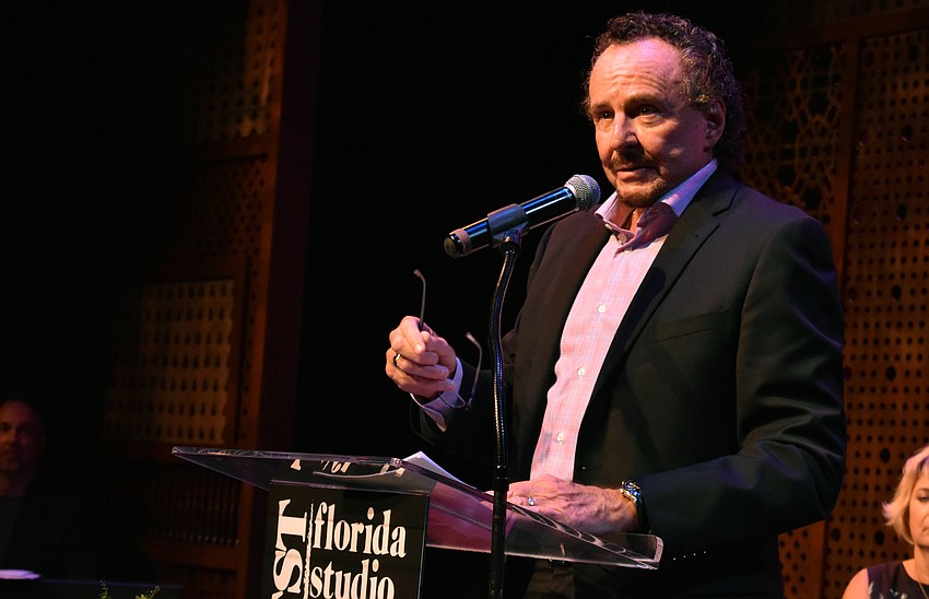 Producing Artistic Director and CEO Richard Hopkins gives the keynote address.