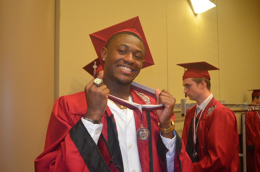 Jahvaron Burks loved being involved in clubs and athletics during his time at Braden River.