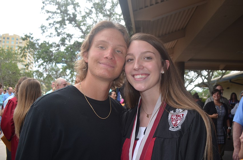 Jack Milner and friend Mackenzie Keller are excited to have the rest of the summer to hang out before Keller goes to college.